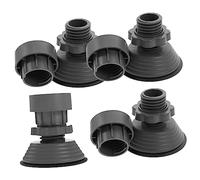 NUOBESTY 4pièces Tampons Antidérapants Réglables Pour Machine à Laver Et Sèche-linge Suréleveurs Anti-vibration Stabilisateurs Polyvalents Pour Sol Irrégulier