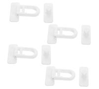 NUOBESTY 4pièces Verrous De Sécurité Garçon Fille Pour Réfrigérateur Et Portes Lot De Installation Facile Sans Outil Compatible Avec Placards Et Armoires