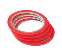 NUOBESTY 4rouleaux Ruban Adhésif De Masquage Pour Vêtements Rouge Masking Tape Adhésif Pour Mannequin Couture Diy Ruban Collant Multi-usages Pour Artisanat Et Organisation