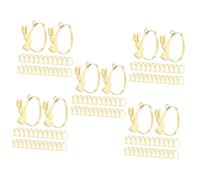 NUOBESTY 5 Ensembles Pendentifs Métalliques Rabbit Open Bezel Pour Création De Bijoux Résine Accessoires Diy Charmants Pour Bracelets Et Colliers 25 Pièces * 5