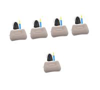 NUOBESTY 5 Ensembles repose pied de vol repose-poignet s'asseoir accessoires de voyage siège d'appoint perlé Accessoire de voyage portable repose-jambes repose pied gonflable pour avion PVC