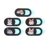 NUOBESTY 5 Pcs Couverture de Confidentialité Caméra Anti-piratage Glissière pour Ordinateurs et Tablettes en Abs