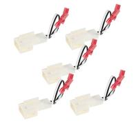 NUOBESTY 5 Pièces Adaptateur de Faisceau de Câbles Haut Parleurs pour Voitures Amélioration de Performance Audio et Installation Facile Connecteurs de Haut Parleur pour Audio Automobile