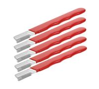 NUOBESTY 5 Pièces Affûteur de Ciseaux et Outils de Jardin Portable Pierre à Aiguiser Multifonction pour Lames de Sécateur Couteaux de Cuisine et Plantes Compact et Facile à Utiliser