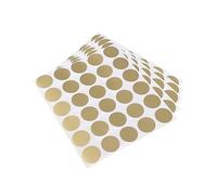 NUOBESTY 5 Pièces Autocollants à Gratter Colorés Lot de Étiquettes Diy Auto Adhésives pour Messages Surprises et Notes Doré par Paquet