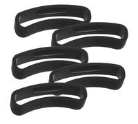 NUOBESTY 5 Pièces Boucle Chute Caoutchouc de Anneaux de Remplacement pour Bracelet Montre Compatible avec Suunto Core Noir