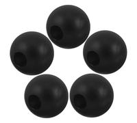 NUOBESTY 5 Pièces Butée de Poulie de Câble en Nylon Noir | Joint de Câble Acier, Fixation Sécurisée, Installation Simple, pour Poulies de Salle et Entretien D’équipement
