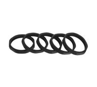 NUOBESTY 5 Pièces Cinq Anneaux de Protection Antidérapants pour Microphone de Protection Roulement pour Microphones de Accessoire pour Ktv Conférences et Performances sur Scène