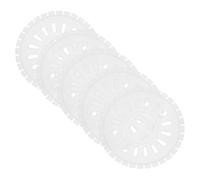 NUOBESTY 5 Pièces Comprimés compressés accessoires de machine de déshydratation outil de soins de lavage doublures de déshydrateur tapis de déshydrateur réutilisables abdos blanche