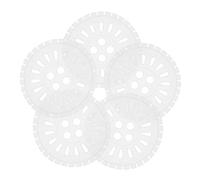 NUOBESTY 5 Pièces Comprimés Compressés Déshydrateur Lavage Accessoires De Machine à Laver Accessoires De Machine De Déshydratation Tapis De Déshydratation Abdos Blanche