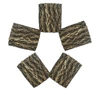 NUOBESTY 5 Pièces Décor en Écorce d'arbre Véritable Marron pour Terrarium, Accessoire Polyvalent Encourageant l'escalade, pour Fond de Terrarium Dragon Barbu ou Serpent
