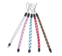 NUOBESTY 5 Pièces Lanières de Téléphone Antidérapantes de Réglables pour Poignet Accessoires Caméra Couleurs