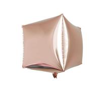 NUOBESTY 5 Pièces Lot de Ballons Carrés Aluminium pour Décoration de Fête Anniversaire Festival