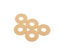 NUOBESTY 5 Pièces Rondelle pour Plaque à Bascule Gn603 Guitare Électrique | Pièce de Remplacement à Coller, Plastique Beige, Anneau Aigu Rythmique, Lot