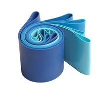 NUOBESTY 5 Pièces Sangle de Résistance Sangle de Yoga en Silicone Bleu, Améliore L'étirement, Aide à Maîtriser Les Postures Difficiles, pour Yoga et Musculation