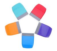 NUOBESTY 5 Pièces Tampon Auto-encreur Financier pour Bureau, Ensemble de Tampons en Plastique, Gestion Simplifiée des Documents, pour Environnements de Travail Chargés