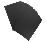NUOBESTY 50 Feuilles De Carton Noir Pour Scrapbooking Fournitures De Fabrication De Cartes A4 Papier Kraft Couleur
