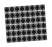 NUOBESTY 50 Pièces Charnières Miniatures Métal Noir Charnières Vintage pour Boîtes Accessoires DIY pour Bijoux Portes de Maison de Poupée et Boîtes à Trésors Installation Facile et