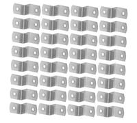 NUOBESTY 50 pièces Clips de Fixation Z Lot pour Encadrement de Photos Accessoires de Bureau pour Supports de Table pour Fixer Vos Œuvres Art avec Style