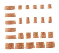 NUOBESTY 50 pièces Lot de Bouchons de Liège pour Bouteille Joints Étanchéité pour Bocaux et Vin Bouchons Coniques Naturels Remplacements Pratiques pour Bouteilles Ouvertes Décoration et