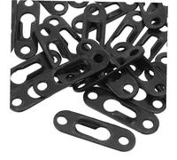 NUOBESTY 50 Pièces Lot de Crochets Métalliques pour Cadres Photo avec Supports Invisibles et Vis Fixation Murale Solide pour Œuvres Art Photos et Miroirs Compatible avec Différents Murs