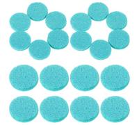 NUOBESTY 50 pièces Tampons Diffuseurs Cellucoton pour Huile Essentielle Recharge Ronde DIY pour Collier Parfumé Coussin Aromathérapie Compatible Diffuseur Pendentif et Humidificateur Non