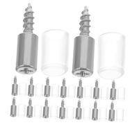 NUOBESTY 50 Pièces Visserie Décorative avec Capuchons Lot de Vis Autoperceuses pour Fixation Murale Mobilier Résistantes à Esthétiques