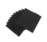 NUOBESTY 500 Feuilles noirs purs mémo note de ménage stickers de notes auto-adhésifs sticky memo pads Papier
