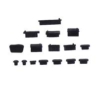 NUOBESTY 5ensembles Lot Bouchons Anti-poussière pour Ports USB Et Chargeurs Ordinateur Portable Protection La Poussière Et Corps Étranger