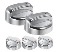 NUOBESTY 5pièces Boutons De Commande Rotatifs Pour Barbecue à Gaz Trou De Remplacement Pour Four Cuisinière Fourneau Prise Main Confortable
