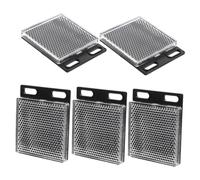 NUOBESTY 5pièces Lot de Réflecteurs Photoélectriques Carrés Accessoires pour Capteurs de Faisceau Remplacement de Panneau Réflecteur pour Systèmes Rétroréfléchissants