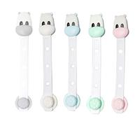 NUOBESTY 5pièces Lot De Verrous De Sécurité Pour Garçon Fille Bloqueurs De Placard Et Tiroir Verrous Anti-pincement Pour Réfrigérateur