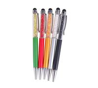 NUOBESTY 5pièces Stylet à Strass pour Écran Tactile Stylet Capacitif pour Téléphone et Tablette Stylo Cristal avec Pointe Noire