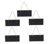 NUOBESTY 5Pièces Tableau Noir Miniature Ardoise pour Messages Décoratifs Artisanat et Restaurants