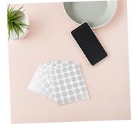 NUOBESTY 6 Feuilles Autocollants à Gratter DIY Rond Argenté Autocollants Autoadhésifs pour Cartes à Gratter Jeux et Récompenses Application Facile et Sans Résidu
