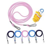 NUOBESTY 6 Pièces Attaches Mitaine Élastiques pour Garçon Fille de Cordons de Gants Nylon Ajustables Clips de Mitaine Colorés Marine Bleu Rose pour Protéger des Tout Petits