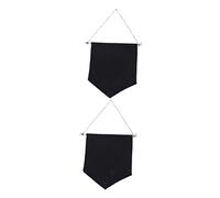NUOBESTY 6 pièces Bannière Broche Murale Support Suspendu pour Badge et Fanion Décoration Chambre Garçon Fille Accessoire Mural Noir