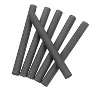 NUOBESTY 6 Pièces Bâton D'électrode en Graphite Noir Résistance Chimique et Thermique pour Expériences Physiques en Laboratoire