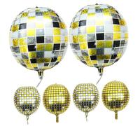 NUOBESTY 6 Pièces Boules Disco pour Décoration Anniversaire Fête Ballons Festifs Éclatants pour et Événements