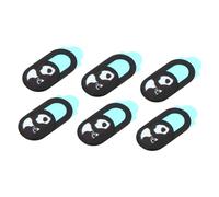 NUOBESTY 6 Pièces Cache Webcam Cartoon Couvercle de Caméra Ultra Fin pour Ordinateur Portable Protection de Peeping et Hacking Décoration Pratique pour Pc