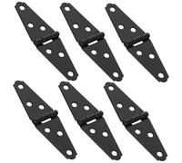 NUOBESTY 6 Pièces Charnières de Porte Robustes Paumelles Lourdes pour Portails Abris Fenêtres Extérieures Installation Facile Fixation Sécurisée et Durable