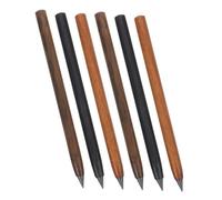 NUOBESTY 6 Pièces Crayons Éternels Bois de Crayons Résistants Pression pour Étudiants et pour École Bureau et Maison Finition Bois Naturel