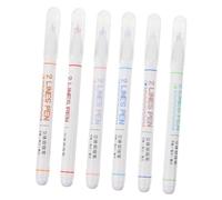 NUOBESTY 6 Pièces Double Line Highlighter Pen Set Vivid Color Marker Pens With Fine Tip For School Notes And Drawing Ergonomic Lightweight Design