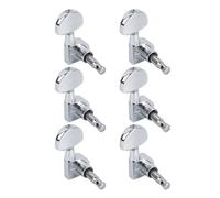 NUOBESTY 6 Pièces Enrouleur de Cordes pour Guitare Électrique en Acier Argenté, Facile à Utiliser et Transporter, Accessoire Indispensable pour Guitaristes et Mandoline Basse