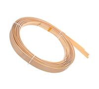 NUOBESTY 6 Pièces Matériaux De Décoration De Tissage De Matériel D'artisanat De Tissage à La Main Bandes De Vannerie De Bandes Plates En Rotin Beige