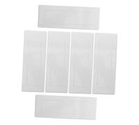 NUOBESTY 6 Pièces Plaques Murales Plastique Étanches pour Boîtiers Caches Prises Résistants pour Rénovation Maison et Bureaux Protection Durable et Facile à Installer