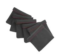 NUOBESTY 6 Pièces Pochette de Rangement pour Écouteurs Stockage PU Organisateur Pratique pour et Accessoires Électroniques pour Voyage et Activités de Plein Air