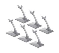 NUOBESTY 6 Pièces support pour modèles d'avion modèle d'avion chauffant électrique support de maquette d'avion support pour figurine en plastique gris