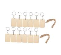 NUOBESTY 60 Pièces Lot de Pendentifs Porte Clés Vierges pour Bricolage Garçon Fille Kit Diy Durable et Pratique pour Garçon et Fille Créatif pour Activités Parent
