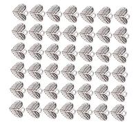NUOBESTY 60Pièces Pendentifs Alliage Aime Cœur et Ange Lot pour DIY Bijoux Création de Bracelets et Accessoires Mode
